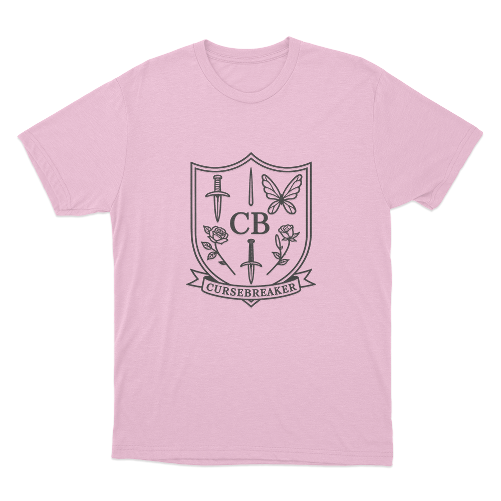ACOTAR Cursebreaker Crest Unisex T Shirt Pink ACOTAR Cursebreaker Crest Unisex T Shirt Pink
