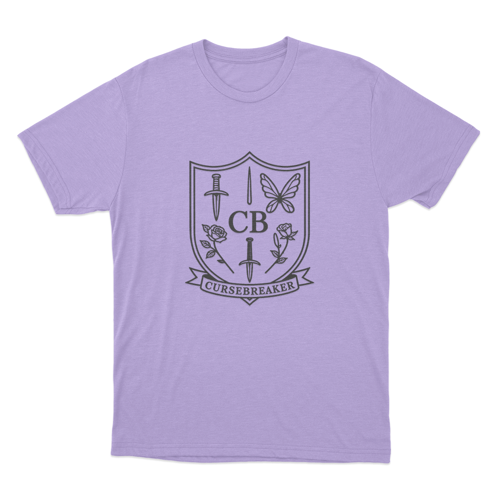ACOTAR Cursebreaker Crest Unisex T Shirt Purple ACOTAR Cursebreaker Crest Unisex T Shirt Purple