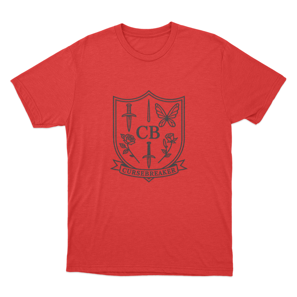 ACOTAR Cursebreaker Crest Unisex T Shirt Red ACOTAR Cursebreaker Crest Unisex T Shirt Red