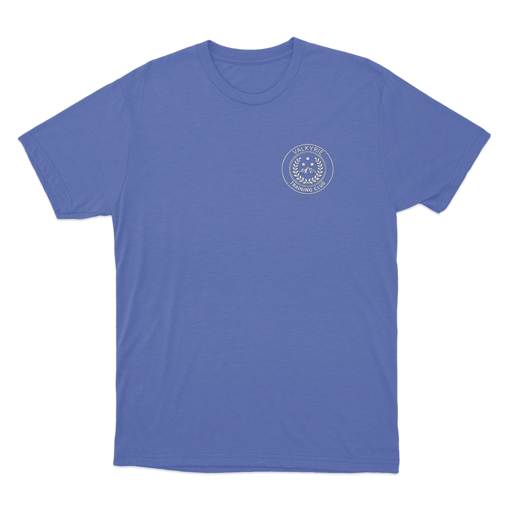 ACOTAR Valkyrie Training Club Unisex T Shirt Blue ACOTAR Valkyrie Training Club Unisex T Shirt Blue