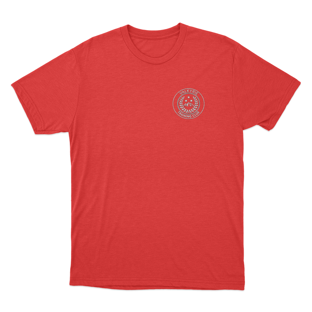 ACOTAR Valkyrie Training Club Unisex T Shirt Red ACOTAR Valkyrie Training Club Unisex T Shirt Red