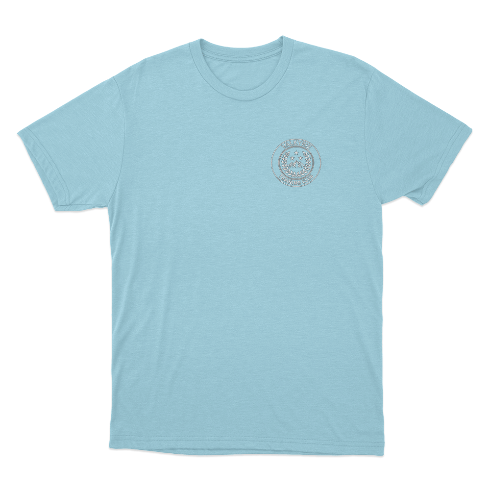 ACOTAR Valkyrie Training Club Unisex T Shirt Sky Blue ACOTAR Valkyrie Training Club Unisex T Shirt Sky Blue