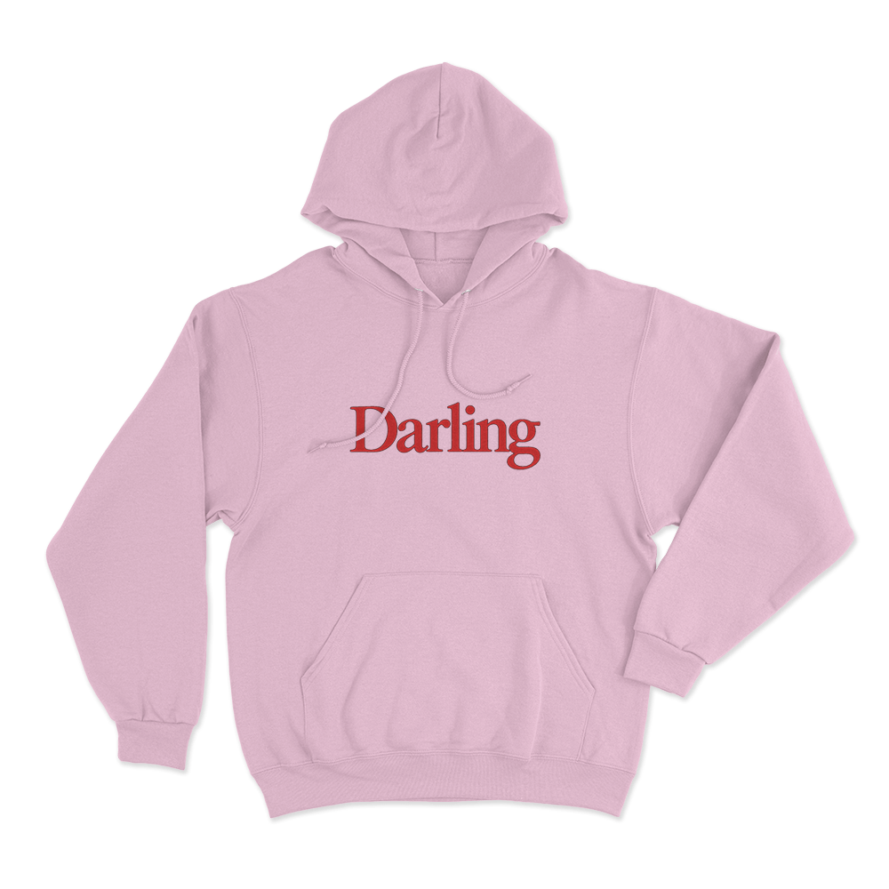 Darling Unisex Hoodie Pink Darling Unisex Hoodie Pink