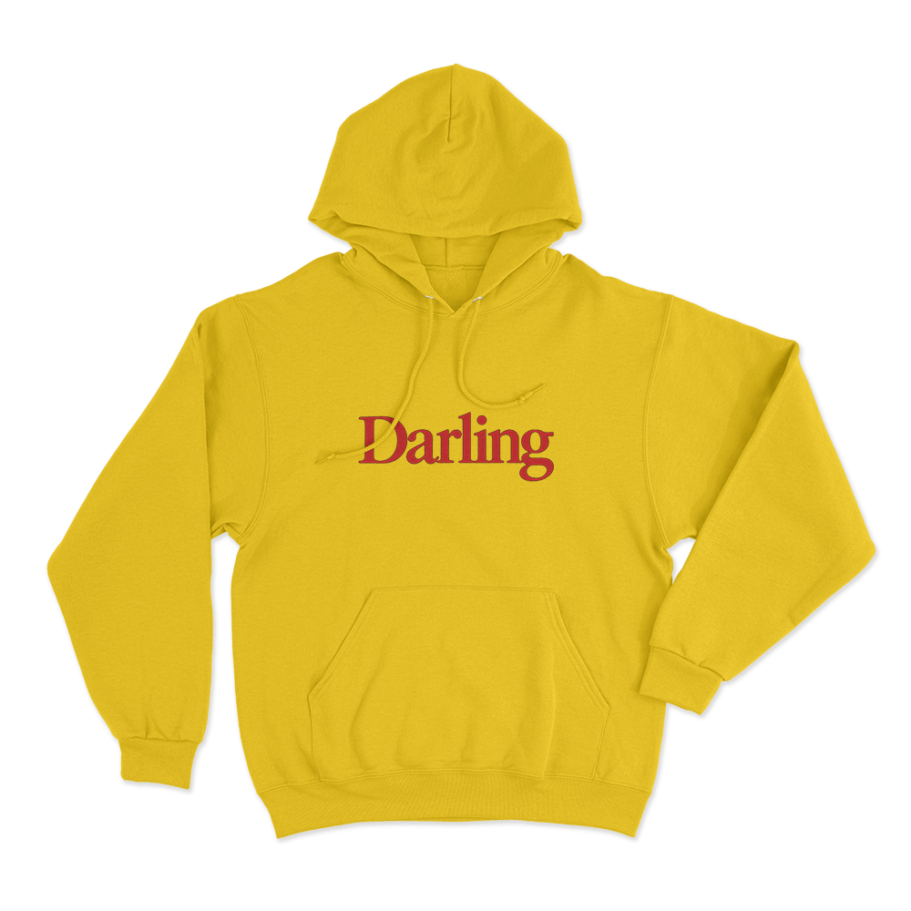Darling Unisex Hoodie Yellow Darling Unisex Hoodie Yellow