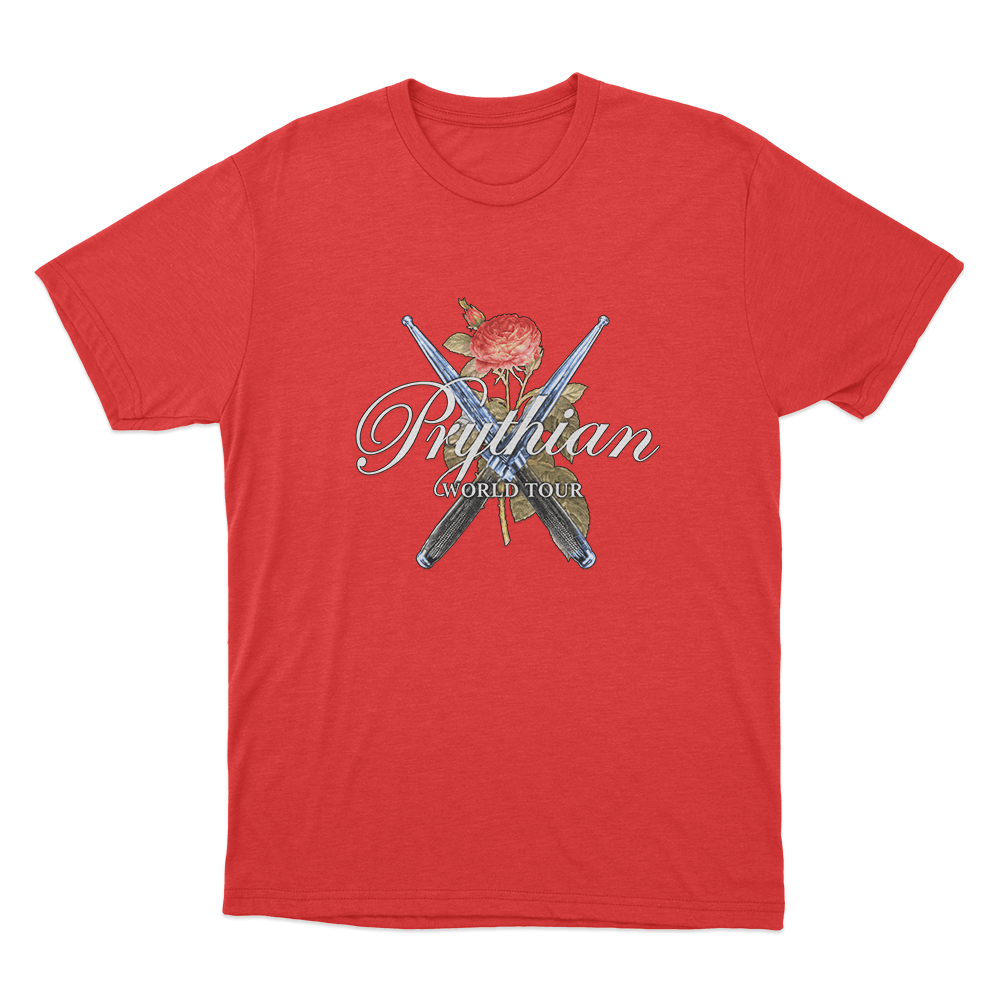 Prythian World Tour Unisex T Shirt Red Prythian World Tour Unisex T Shirt Red