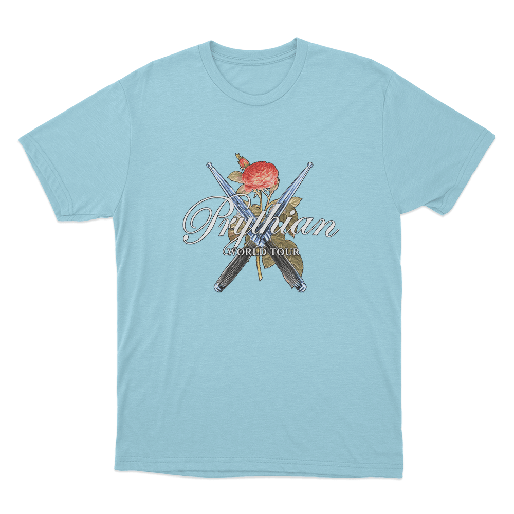 Prythian World Tour Unisex T Shirt Sky Blue Prythian World Tour Unisex T Shirt Sky Blue
